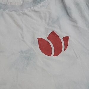 DUTCH Bros Coffee Blue Tie Dye Impact Cotton Tee size Medium Change the World